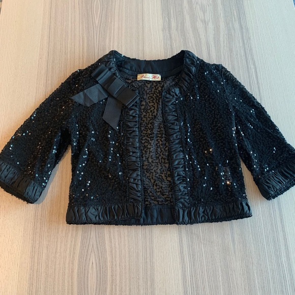 Alannah Hill Sequin Shrug Crop Cardigan - Picture 6 of 9